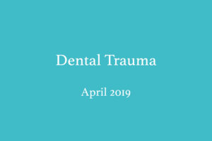 Dental Trauma. Do you know what to do?